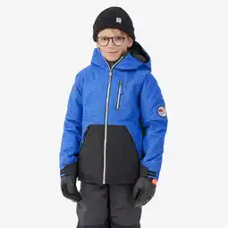 Decathlon Snowboardjas voor kinderen 6-10 jaar Ziprotec SNB500 blauw aanbieding