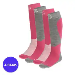 Decathlon Skisokken kind - Unisex - Maat 23 t/m 38 - 4-Pack - Voordeelpakket aanbieding