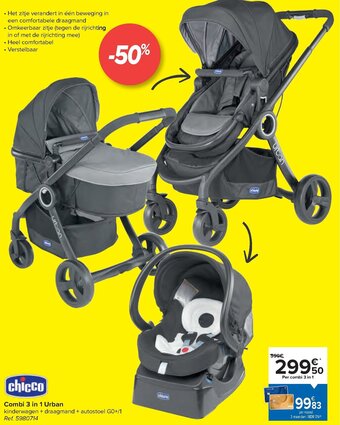 Carrefour Combi 3 in 1 urban aanbieding