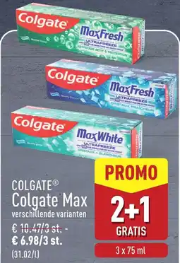 ALDI Colgate Max aanbieding