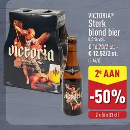 ALDI Victoria Sterk Blond Bier 8,5 % vol aanbieding