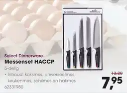 Hanos Select Dinnerware Messenset HACCP aanbieding