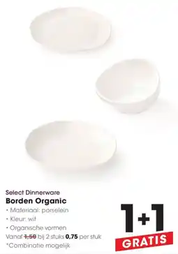 Hanos Select Dinnerware Borden Organic aanbieding