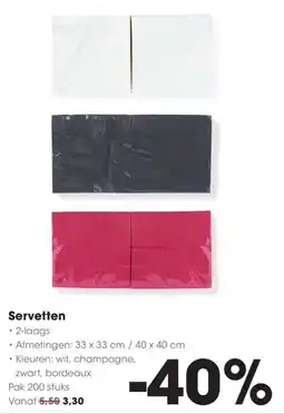 Hanos Servetten aanbieding