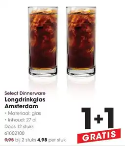 Hanos Select Dinnerware Longdrinkglas Amsterdam aanbieding
