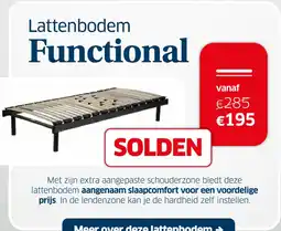 Sleeplife Lattenbodem Functional aanbieding