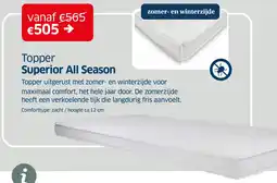 Sleeplife Topper Superior All Season aanbieding
