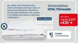 Sleeplife Winterdekbed HiTec Thinsulate aanbieding