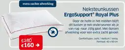 Sleeplife Neksteunkussen ErgoSupport Royal Plus aanbieding