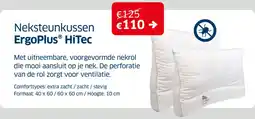 Sleeplife Neksteunkussen ErgoPlus HiTec aanbieding