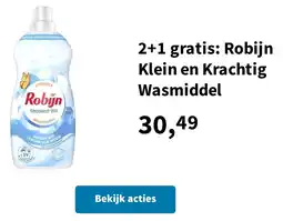 Plein.nl Robijn Klein en Krachtig Wasmiddel aanbieding