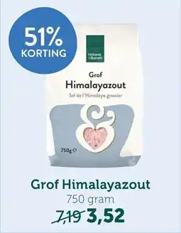 Holland & Barrett Grof Himalayazout aanbieding