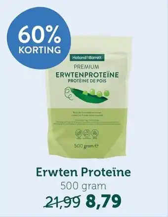 Holland & Barrett Erwten Proteïne aanbieding