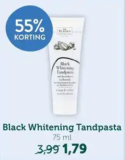 Holland & Barrett Black Whitening Tandpasta aanbieding