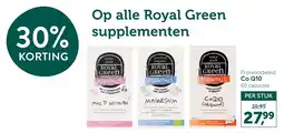 Holland & Barrett Op alle Royal Green Supplementen aanbieding