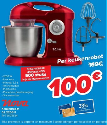 Carrefour Keukenrobot 02.220511 aanbieding