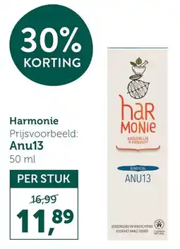 Holland & Barrett Harmonie aanbieding
