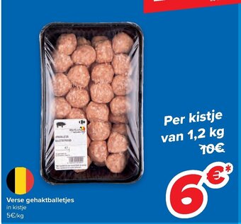 Carrefour Verse gehaktballetjes aanbieding