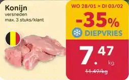 Buurtslagers Konijn aanbieding