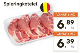 Buurtslagers Spieringkotelet aanbieding