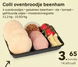 Buurtslagers Colli ovenbroodje beenham aanbieding