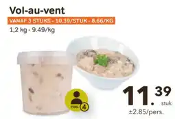 Buurtslagers Vol-au-vent aanbieding