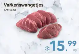 Buurtslagers Varkenswangetjes aanbieding