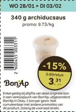 Buurtslagers Archiducsaus aanbieding