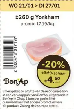 Buurtslagers Yorkham aanbieding