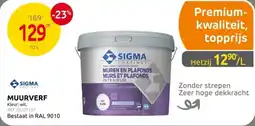 Brico Sigma muurverf aanbieding