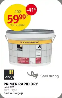 Brico Sencys Primer Rapid Dry aanbieding