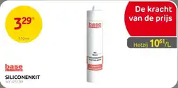 Brico Base Line Siliconenkit aanbieding