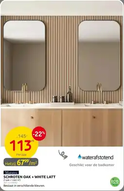 Brico Maestro Schroten Oak + White Latt aanbieding