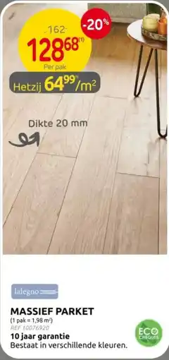 Brico Lalegno Massief Parket aanbieding