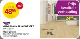 Brico Deco Mode Vinylplank Prime Desert aanbieding