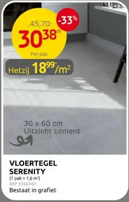 Brico Vloertegel Serenity aanbieding