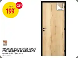 Brico Volledig deurgeheel wood feeling natural oak aanbieding