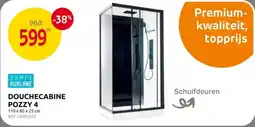 Brico Aurlane Douchecabine Pozzy 4 aanbieding