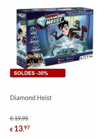 Dreamland Diamond Heist aanbieding
