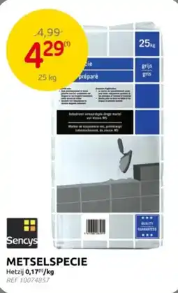 Brico Sencys metselspecie aanbieding