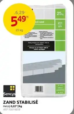 Brico Sencys zand stabilisé aanbieding
