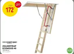 Brico Zoldertrap ecowood 40 aanbieding
