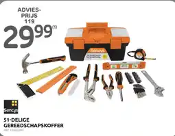 Brico Sencys 51-delige gereedschapskoffer aanbieding