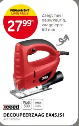 Brico Xceed decoupeerzaag EX45JS1 aanbieding