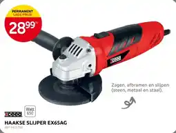 Brico Xceed haakse slijper EX65AG aanbieding