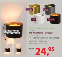 Hanos Lucide Xio Wandlamp - Dimbaar aanbieding