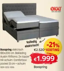 BE-Okay Boxspring aanbieding