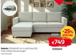 BE-Okay Sofabed aanbieding