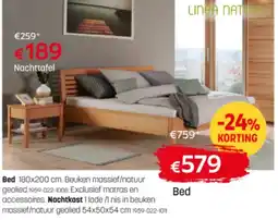 BE-Okay Bed en Nachttafel aanbieding