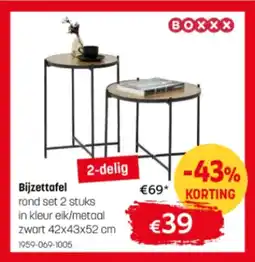 BE-Okay Bijzettafel aanbieding